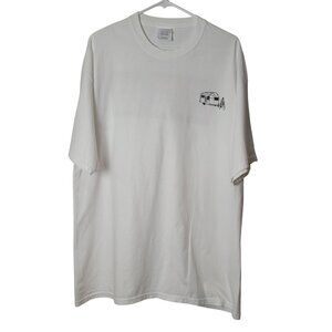 Jack Sisemore RV Museum Route 66 Graphic T-Shirt White XL Port & Company 100% Co